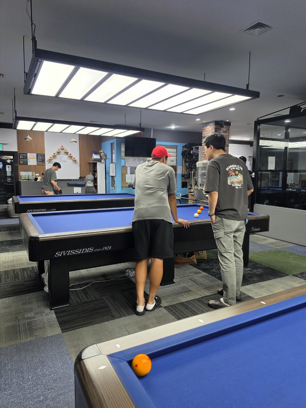 현역 PBA 프로 당구 레슨 현장
